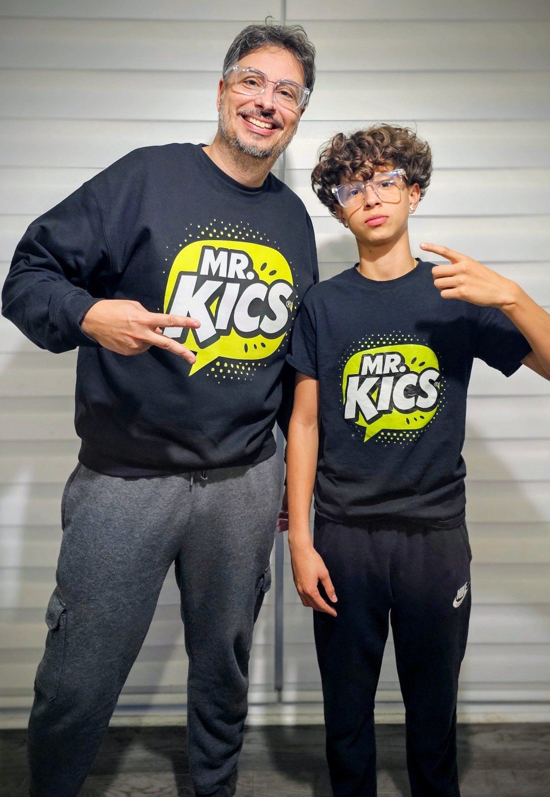 Mr. Kics founder and his son